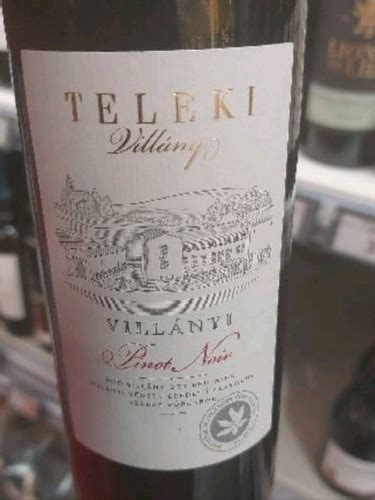 Csanyi Teleki Gastro Villányi Pinot Noir Vivino Canada