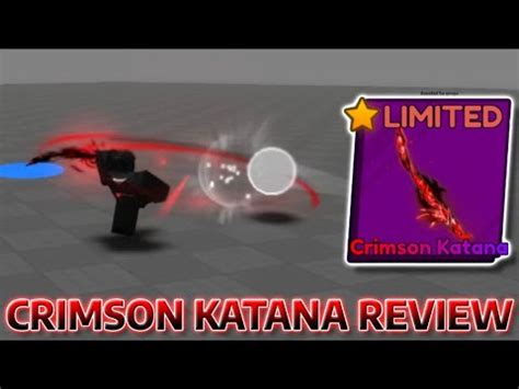 CRIMSON KATANA REVIEW 4K UHD Blade Ball YouTube