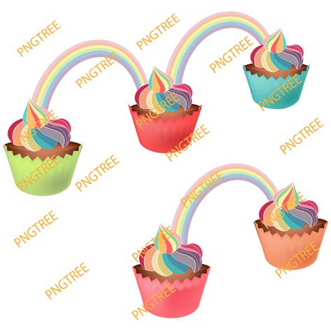 Free Cupcake Clip Image Cupcake Clipart Rainbow Cupcakes Clip Art