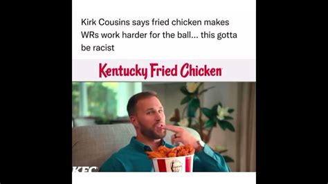 Kirk Cousins Kfc Makes The Wrs Play Harder Kirkcousins Kfc Nfl