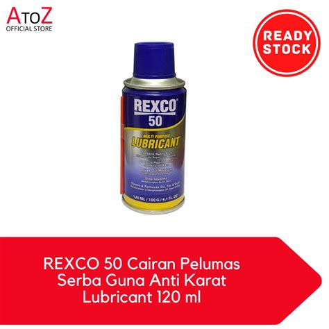 Jual Rexco 50 Serba Guna Anti Karat 120 Ml Lubricant Shopee Indonesia