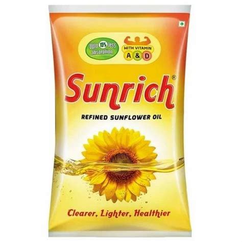 Fortune Refined Sunflower Oil Packaging Type Plastic Container