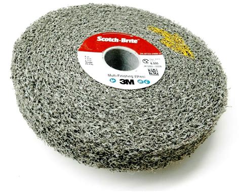 3m Scotch Brite Multi Finishing Wheel 6 X 1 X 1 2s Fin Silicon