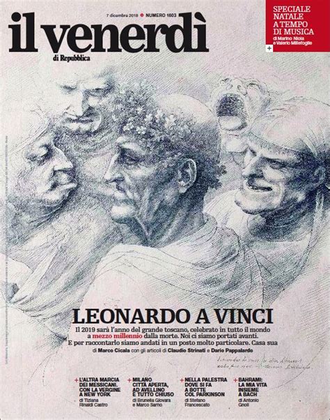 The Front Cover Of An Italian Magazine