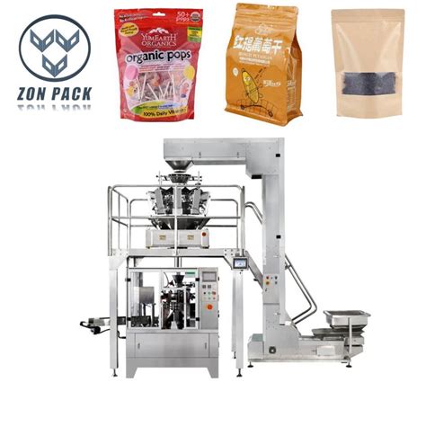 Automatic Nut Pouch Food Doypack Multihead Weighing Weigher Premade Bag Granule Packing Doy