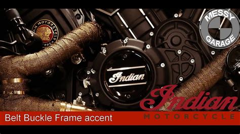 Indian Scout Bobber Belt Buckle Frame Medallion Youtube