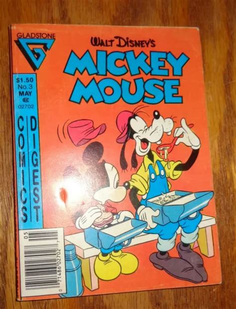 VINTAGE 1987 WALT Disneys Mickey Mouse Comics Digest Book No 3 May