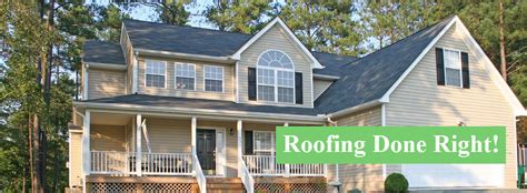 Roofing Done Right Banner Green Roofing Done Right