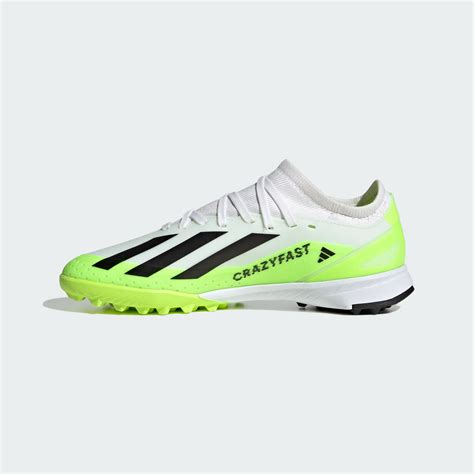 Adidas X Crazyfast 3 Turf Boots White Adidas UAE