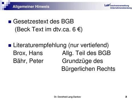 Ppt Vorlesung Wirtschaftsprivatrecht Powerpoint Presentation Free