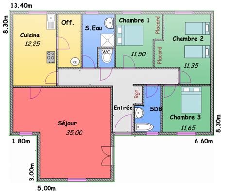 Plan Maison T5 Ventana Blog