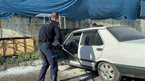 Park halindeki otomobil alev aldı Antalya Hakkında