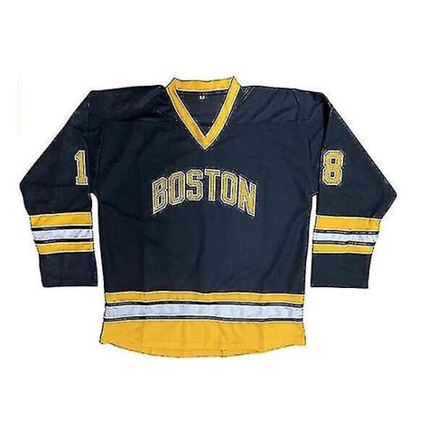 Happy Gilmore 18 Boston Adam Sandler 1996 Filme Ice Hockey Jersey Mens