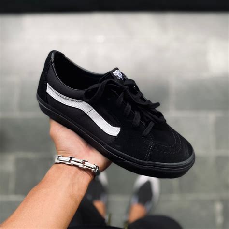 Jual Vans Sk8 Low Contrast Black White Shopee Indonesia