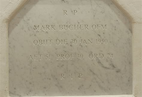 Rev Fr Mark Theodore Bucher 1898 1950 Find A Grave Memorial