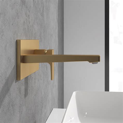 Villeroy And Boch Architectura Square Wall Mounted Single Lever Basin