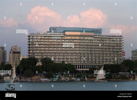 Nile Hilton Cairo Stock Photo Alamy