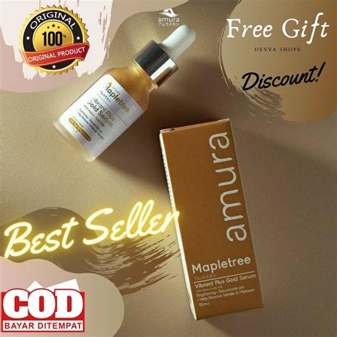 Jual BPOM SERUM GOLD AMURA 100 ORI Shopee Indonesia