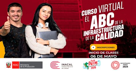 Curso Online Gratis El ABC De La Infraestructura De La Calidad Del INACAL