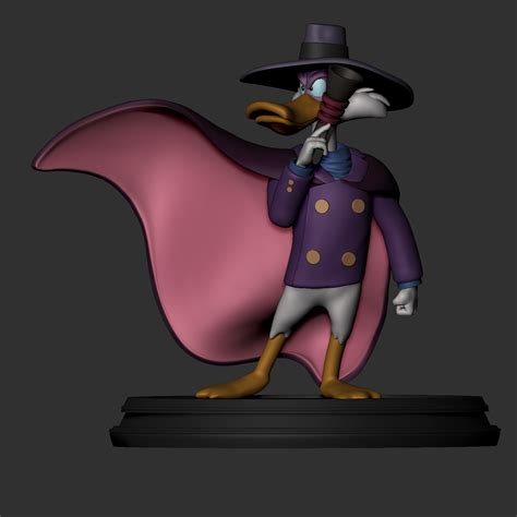 3d File Darkwing Duck Fanart 🦆 ・3d Printable Model To Download・cults