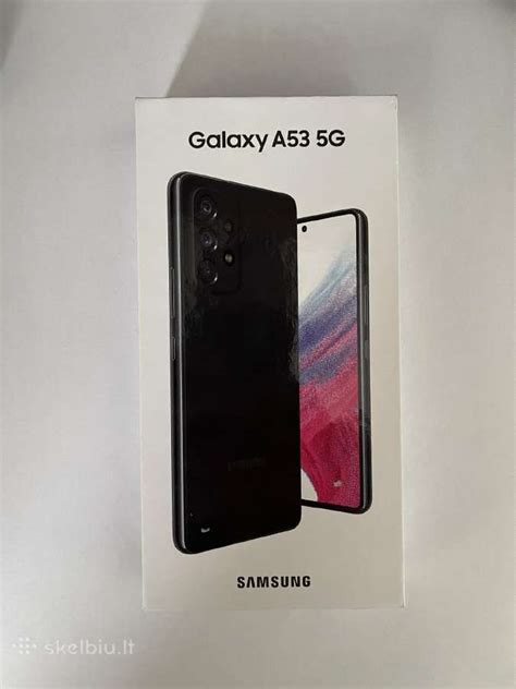 Samsung Galaxy A53 5g 128gb Black Skelbiu Lt