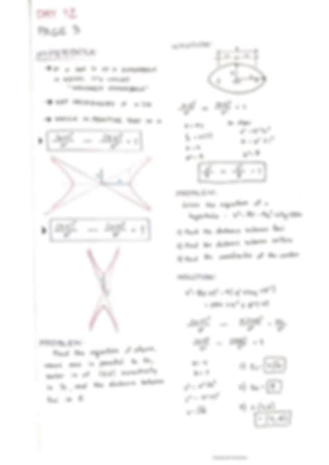 Solution Ellipse And Hyperbola Equations And Sample Problems Studypool