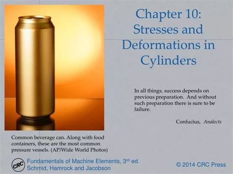 PPT Chapter 10 Stresses And Deformations In Cylinders PowerPoint