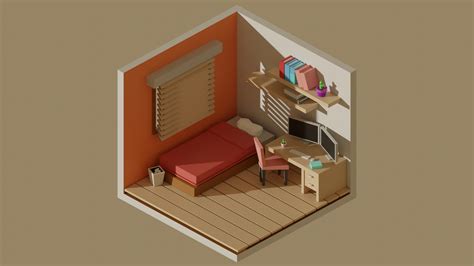 First Low Poly Room Finished Projects Blender Artists Community