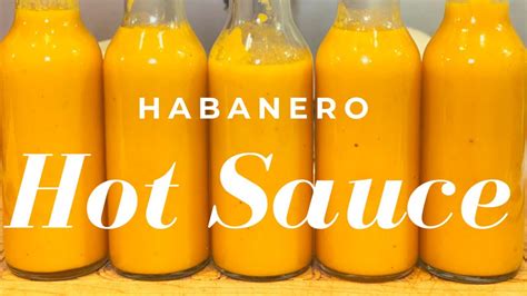 Habanero Hot Sauce How To Make Easy And Delicious Homemade Hot Sauce