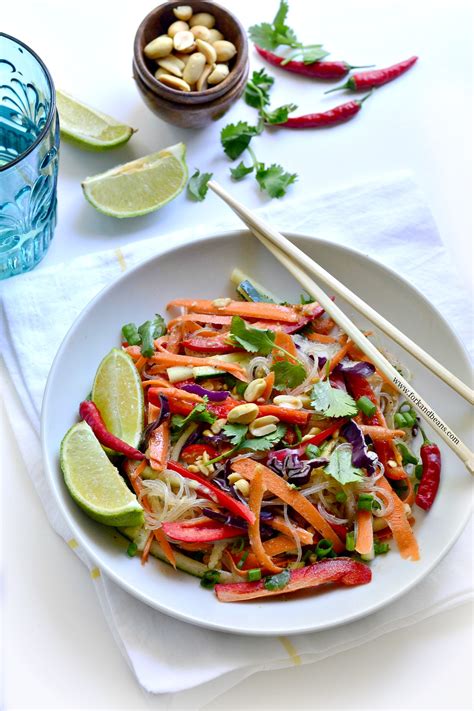 Raw Pad Thai From Choosing Raw Fork And Beans