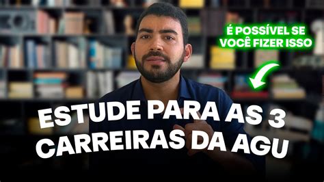 Como Conciliar O Estudo Para As Carreiras Da Agu Youtube