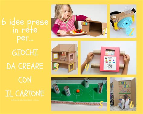 6 Idee Prese In Rete Pergiochi Da Creare Con Il Cartone