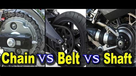 What S The Difference Between Chain Belt And Shaft Drive