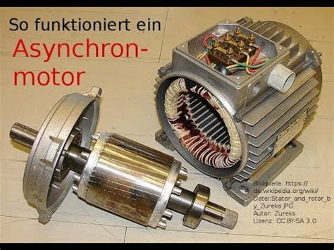 So Funktioniert Ein Asynchronmotor Youtube