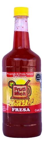 Fruti Mich Jarabe Para Michelada Sabor Fresa 1lt