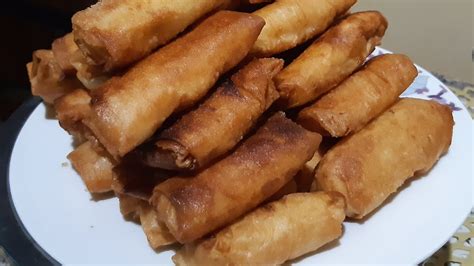 Kamote Turon With Langka Masarap Na Meryenda Youtube