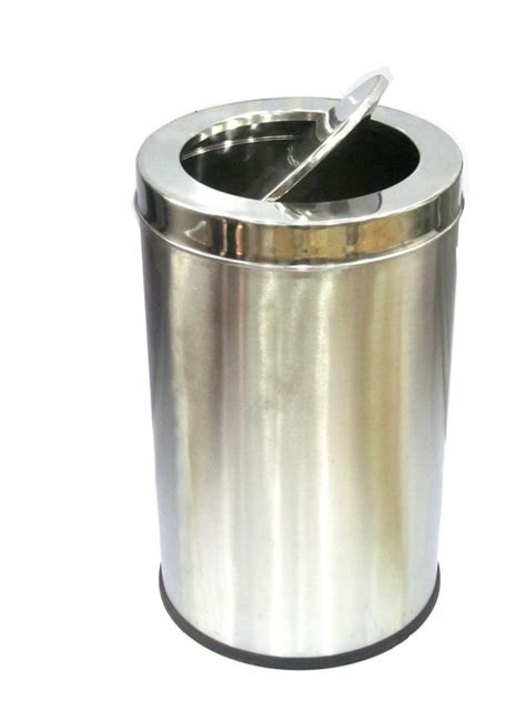 Stainless Steel Swing Dustbin Material Grade Ss Capacity Ltr