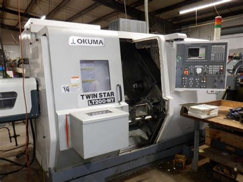 Okuma Lt200my Twin Star Twin Spindle Twin Turret Live Tool Cnc Lathe 2004