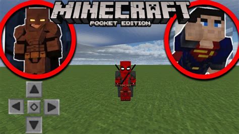 SAIU NOVO ADDON DE HEROIS PRO MINECRAFT PE INCRÍVEL YouTube