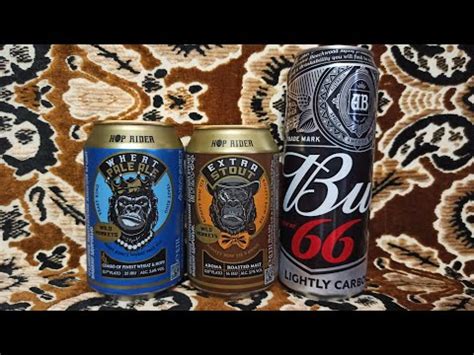 Пиво Bud 66 Hop Rider Extra Stout и Wheat Pale Ale YouTube