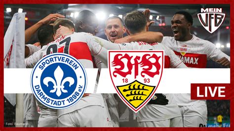 Vfb Stuttgart Bei Darmstadt 98 Das Spiel Im Liveticker Vfb Stuttgart