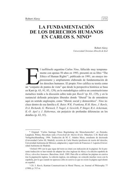 Pdf La Fundamentaci N De Los Derechos Humanos La Fundamentaci N