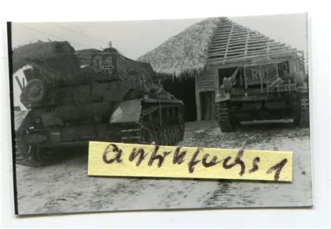 FOTO Schwere Deutsche Panzer Mit Kennung An Der Ostfront Im 2 WK EUR