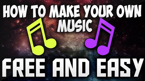 How To Make Your Own Music🎶 Make Your Own Music 2019 Youtube