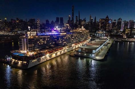 Battesimo A New York Per La Nuova Msc Seascape Shipping Italy