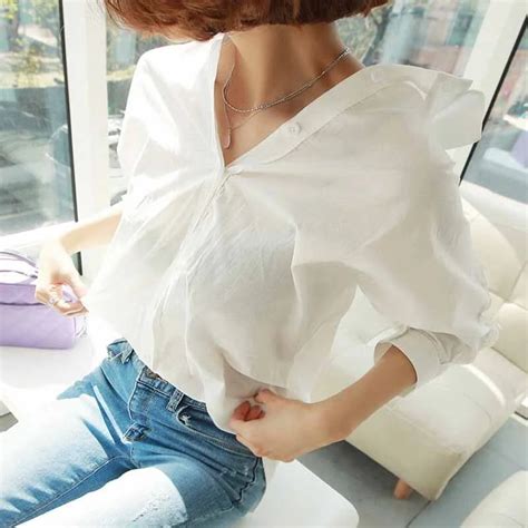 Sexy Hollow Out Lace Blouse Shirt Fashion Womens Tops Backless