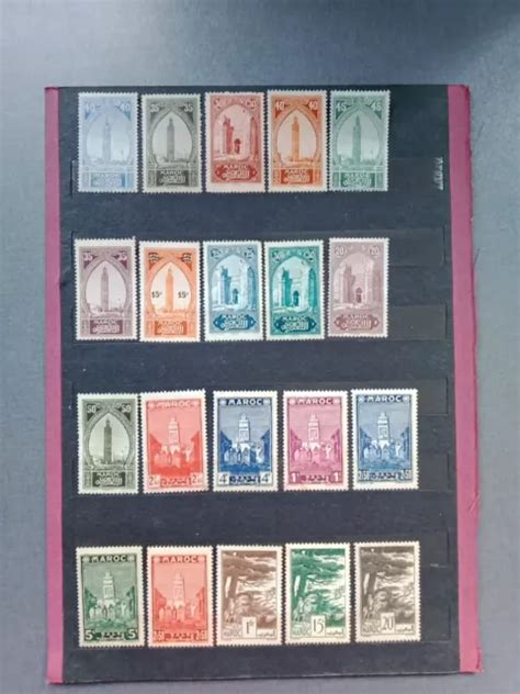 Timbres Neufs Des Colonies Fran Aises Du Maroc Eur Picclick Fr