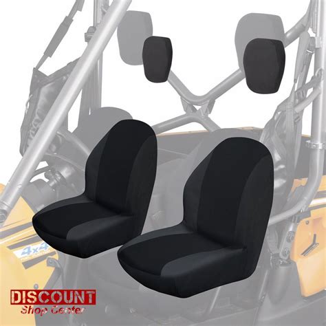 Details About Yamaha Rhino Bucket Seat Cover Pair Heavy Duty Utv Quadgear Waterproof Black New