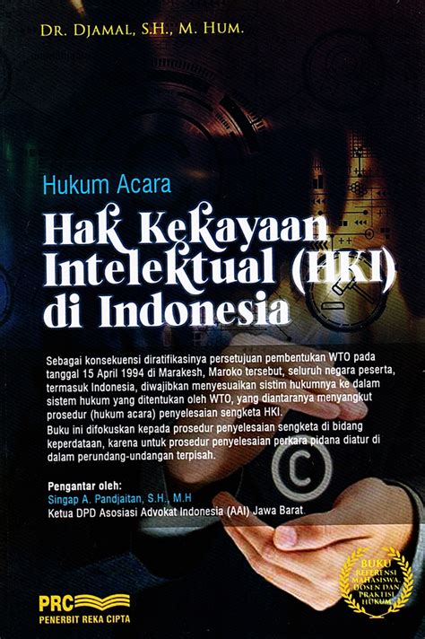 Buku Hukum Acara Hak Kekayaan Intelektual Hki Di Indonesia Karya Dr