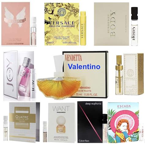 Designer Fragrance Samples For Women - Sampler Lot X 10 Perfume Vials ...